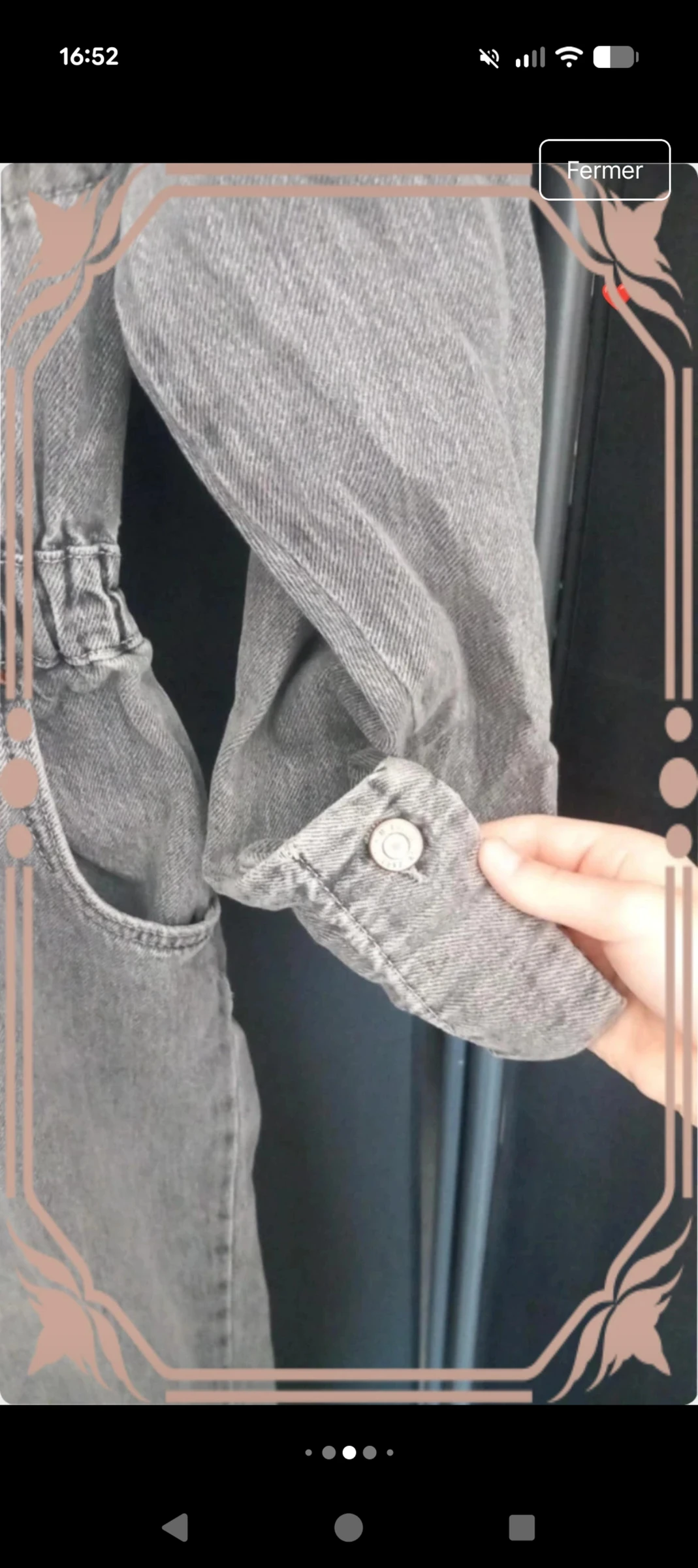 Grey Zara denim jumpsuit  Size 13/14 years 164 cm  Very good condition – photo 4